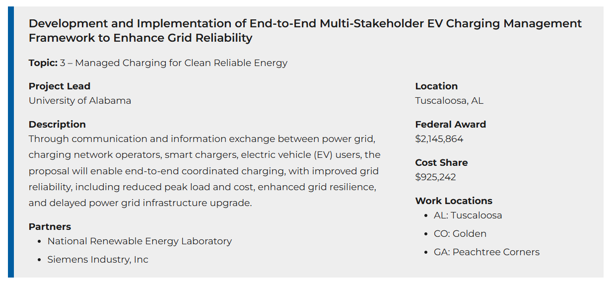 Funding Award Announcement